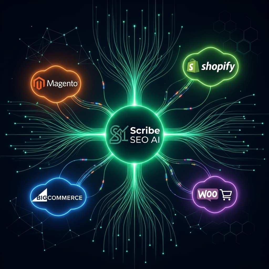 ScribeSEO integrations network diagram